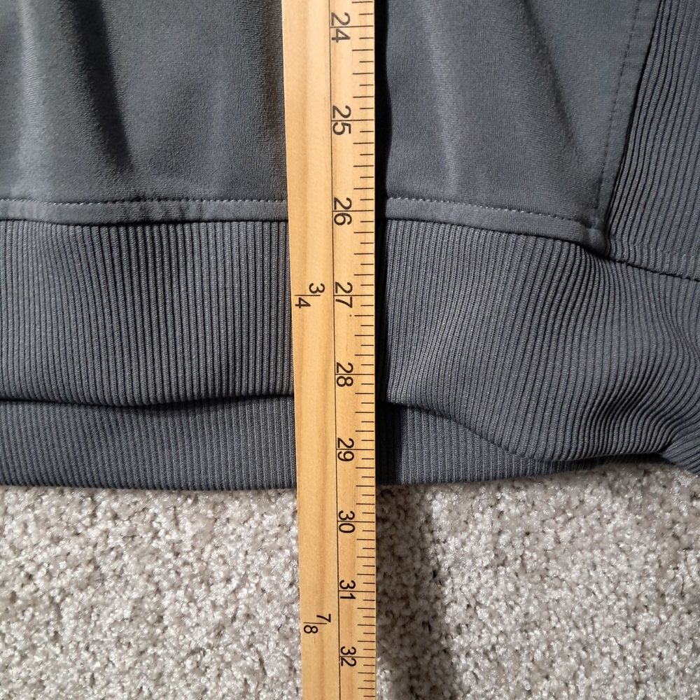Adidas Mens Medium Gray Zip Up Sweater - Picture 8 of 14